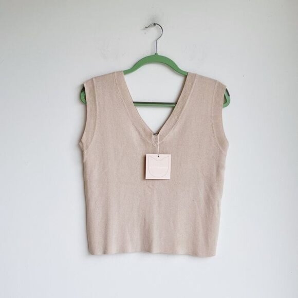 NWT KITTENISH | Sleeveless Cropped Sweater Vest | Multiple Sizes - Picture 1 of 5